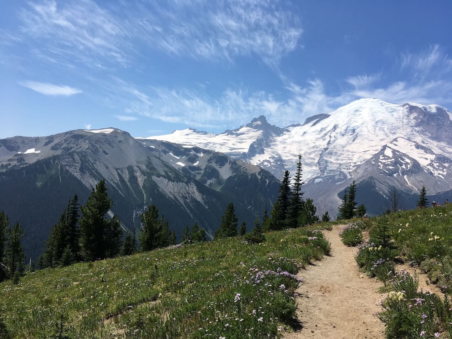 Washington State mountain and nature trail