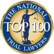 the national top 100 trial lawyers badge